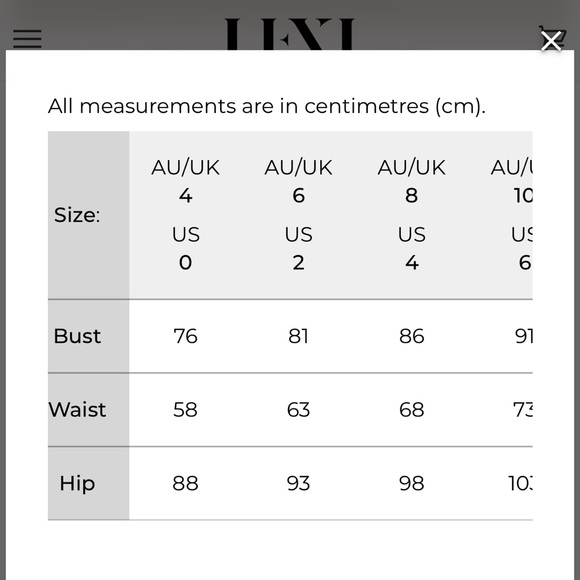 Lexi Alzira Dress in Black - US Size 0 - Picture 6 of 12